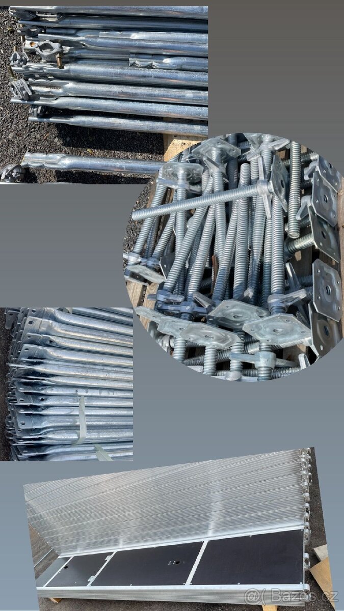 Prodám lešení typ Baumann, kompletní sestava 217m2 - 2