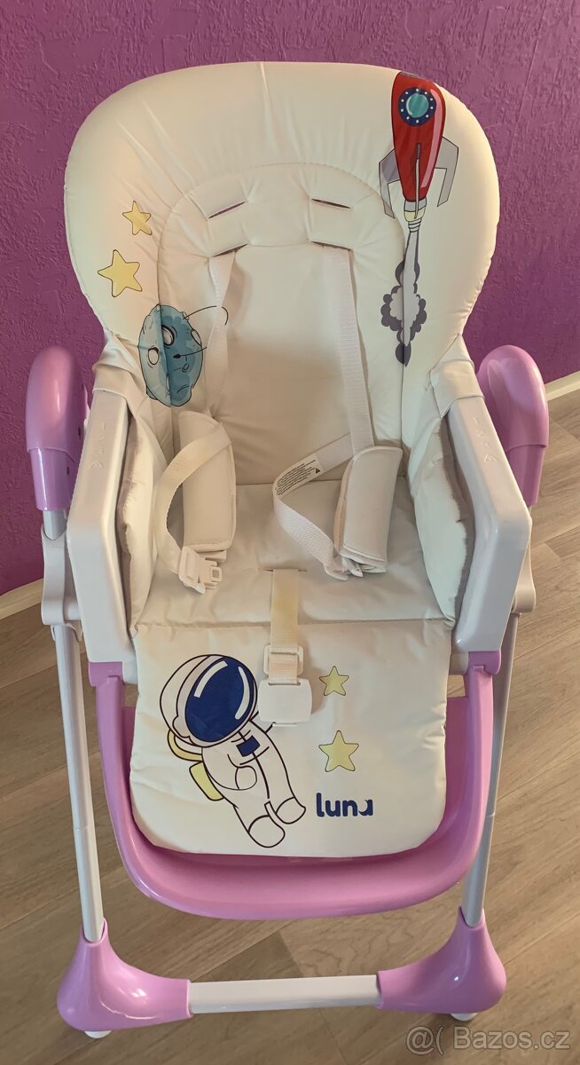 Jídelní židlička CARETERO Luna lavenda - 2