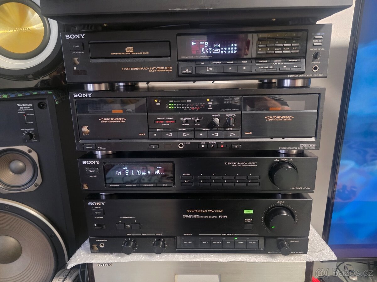 SONY TA F 311R ST S 120 TC WR 520 CD P590 PS LX 100 - 2