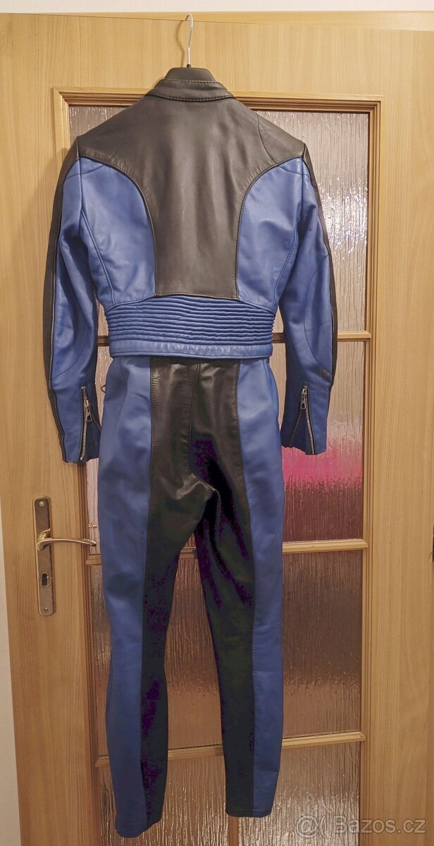 Kvalitní kožená kombinéza vel. 38, zn. Harro, děti/dámská - 2