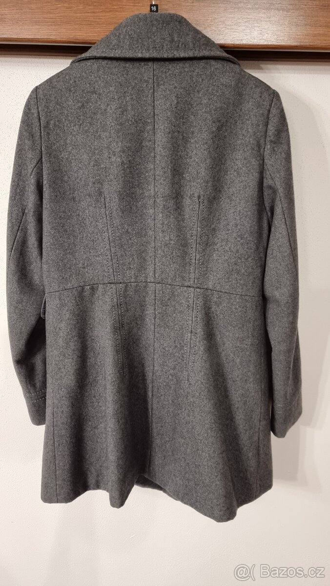 Dámský flaušový kabát vel.M - 2