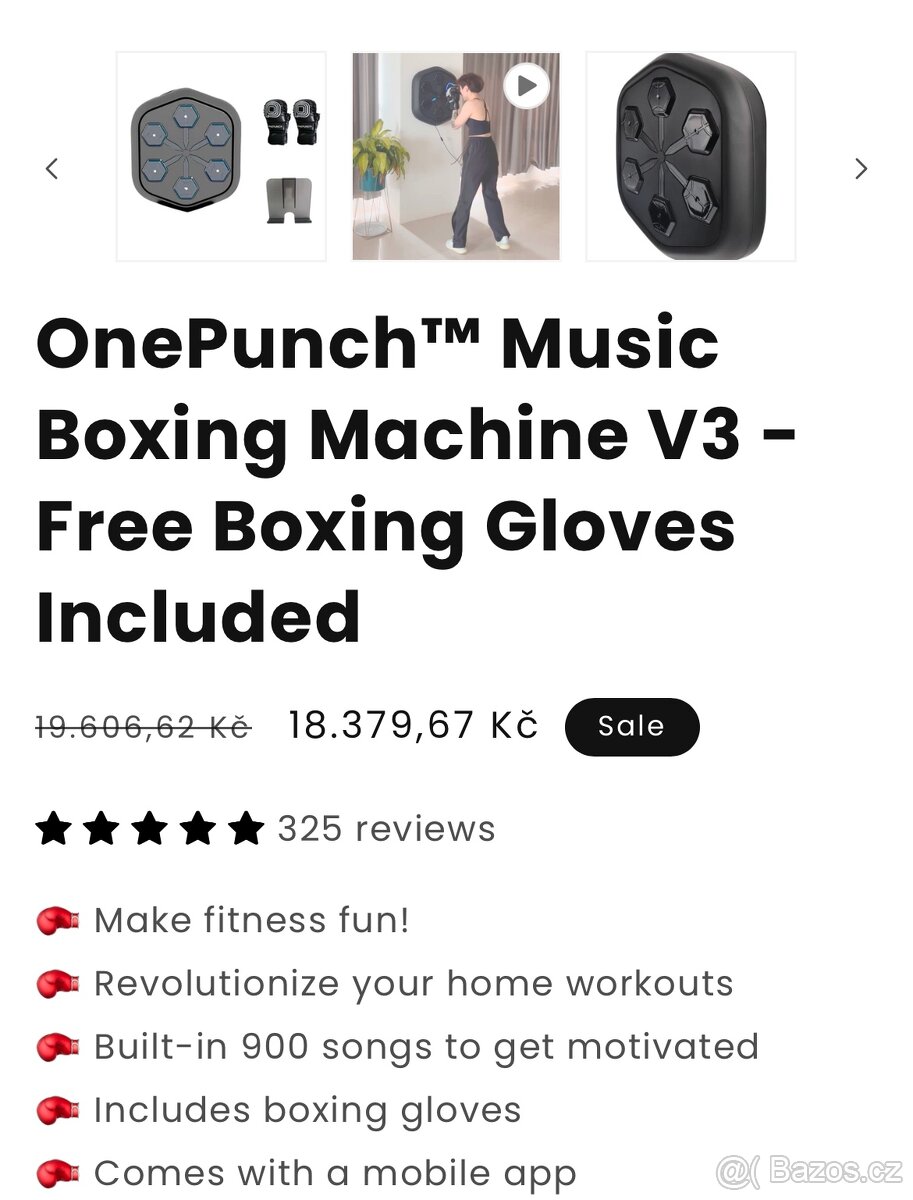 Boxovací stroj OnePunch - 2