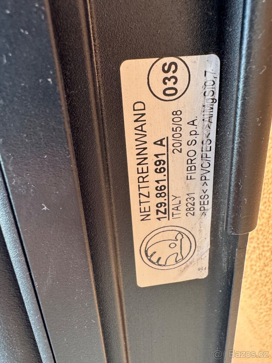 Octavia 2 roleta kufru síťka kufru - 2