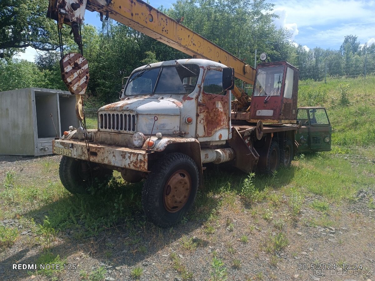 Prodám Autojeřáb Praga V3S AD 80 - 2