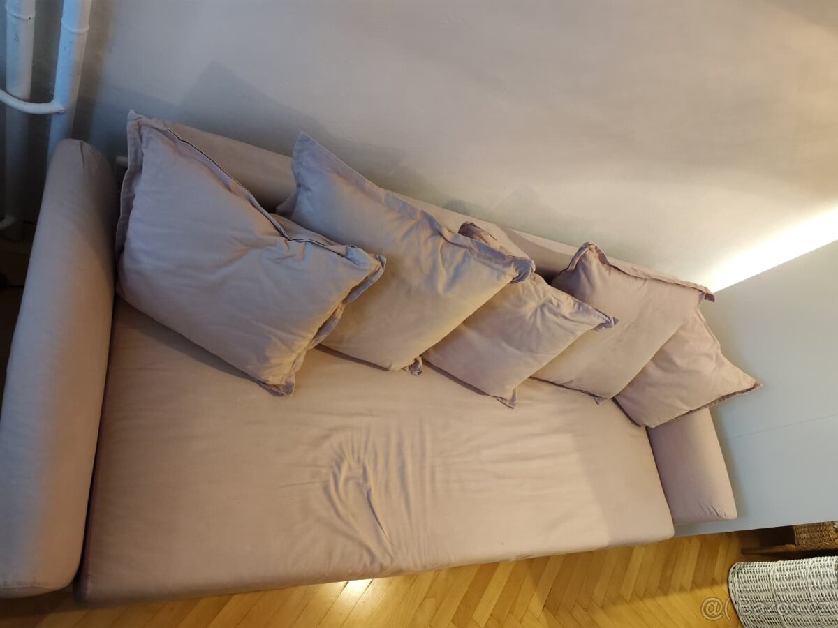 Pohovka HOLMSUND (slabo růžová) - 2