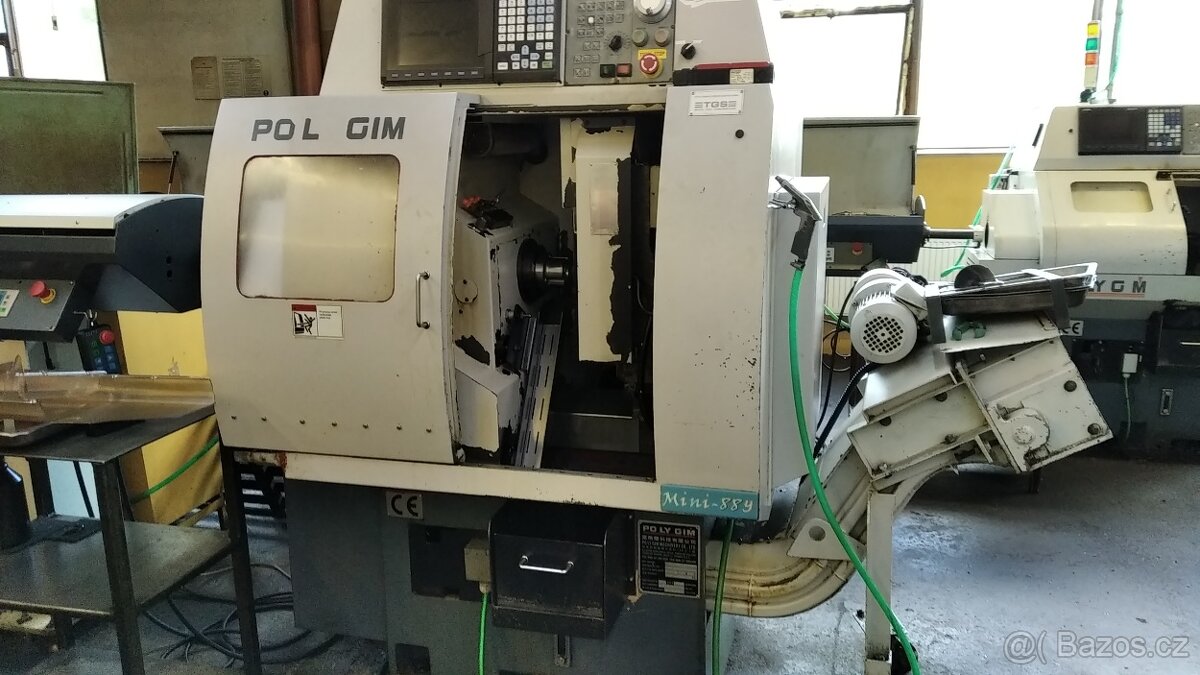 Soustruh CNC - MINI 88 s Y- osou, včetně podavače tyčí - 2