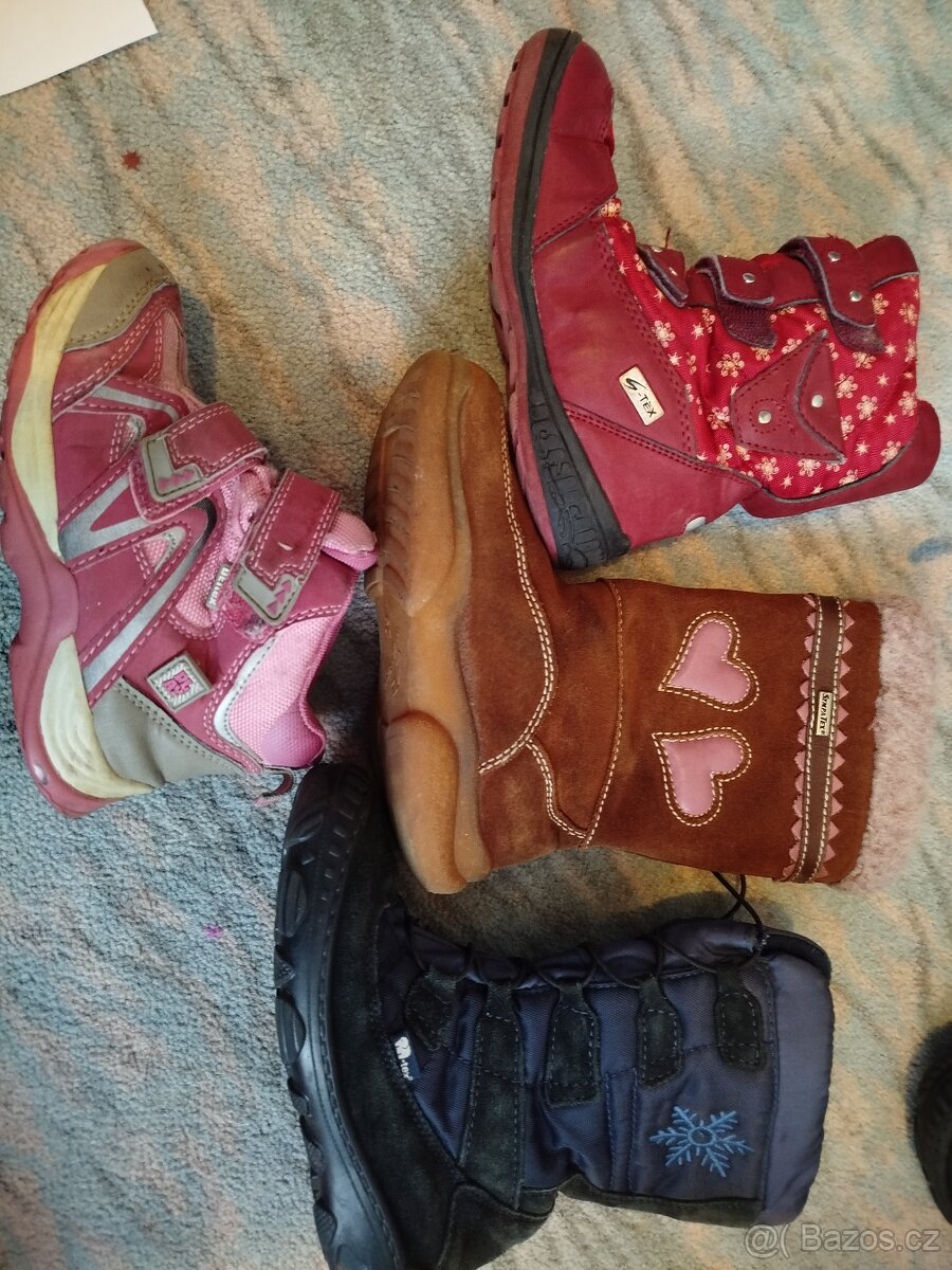 Zimní obuv 29 cena za vše - 2