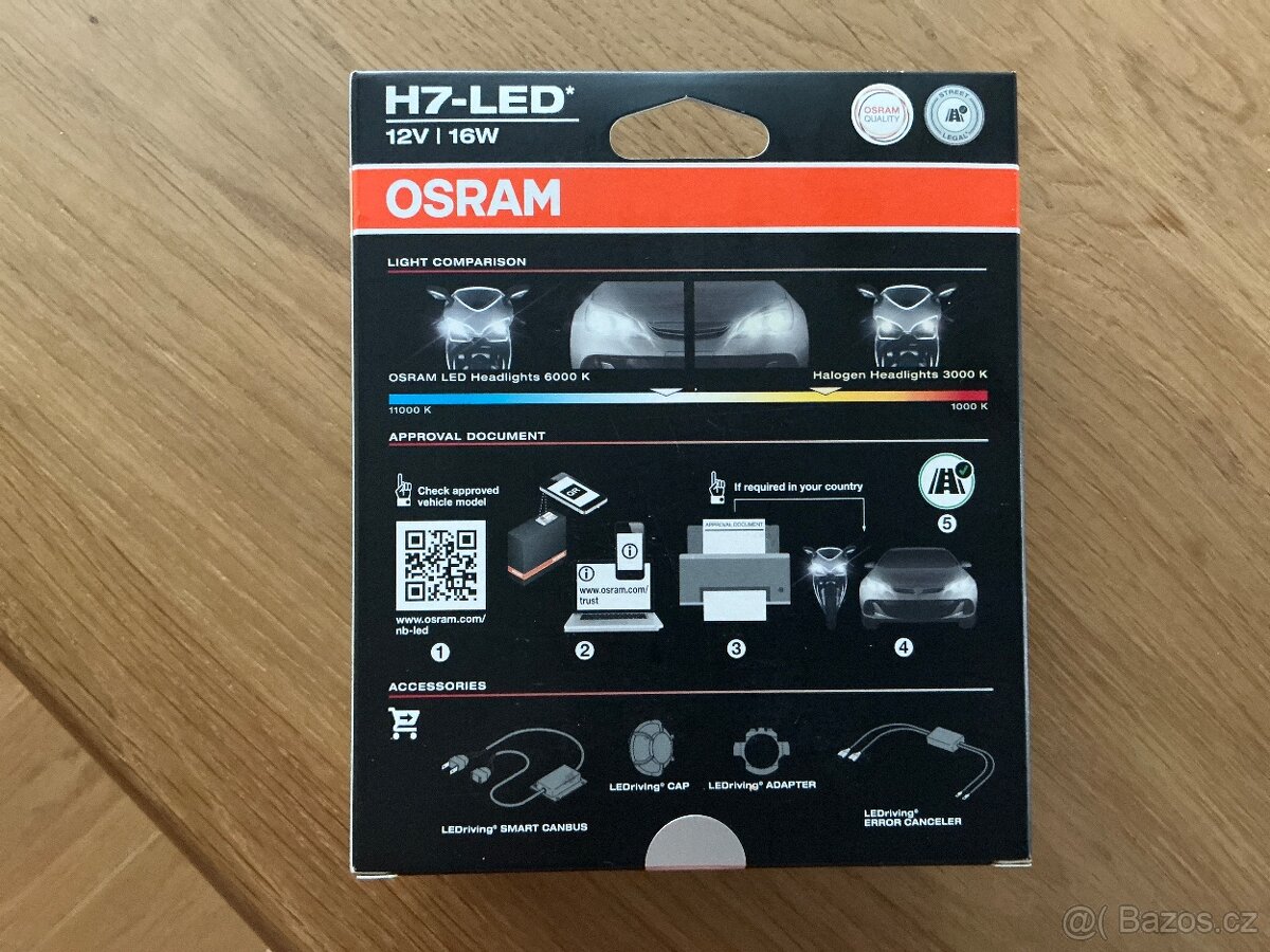 Autožárovky OSRAM NIGHT BREAKER LED SMART H7 - 2