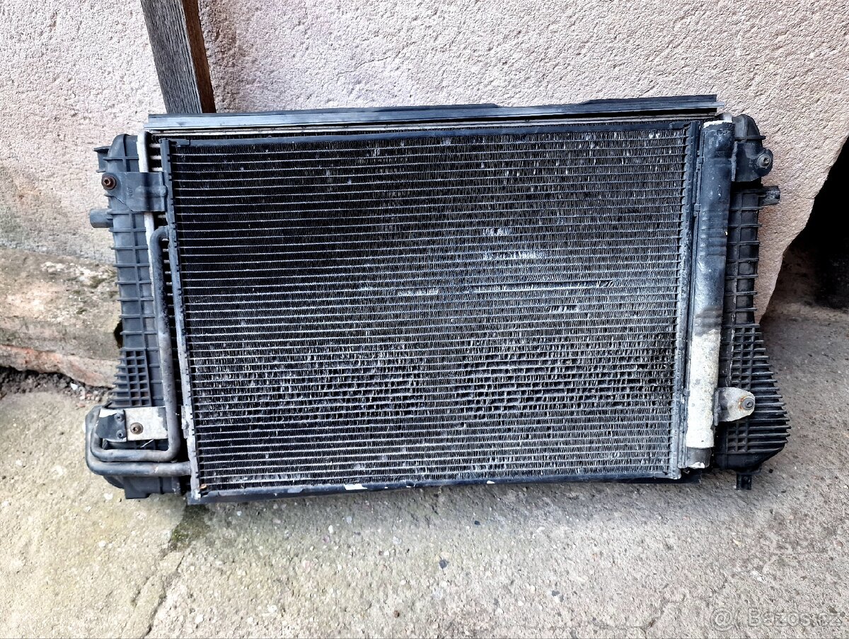 Intercooler + klima chladič Škoda Octavia 2 II face - 2