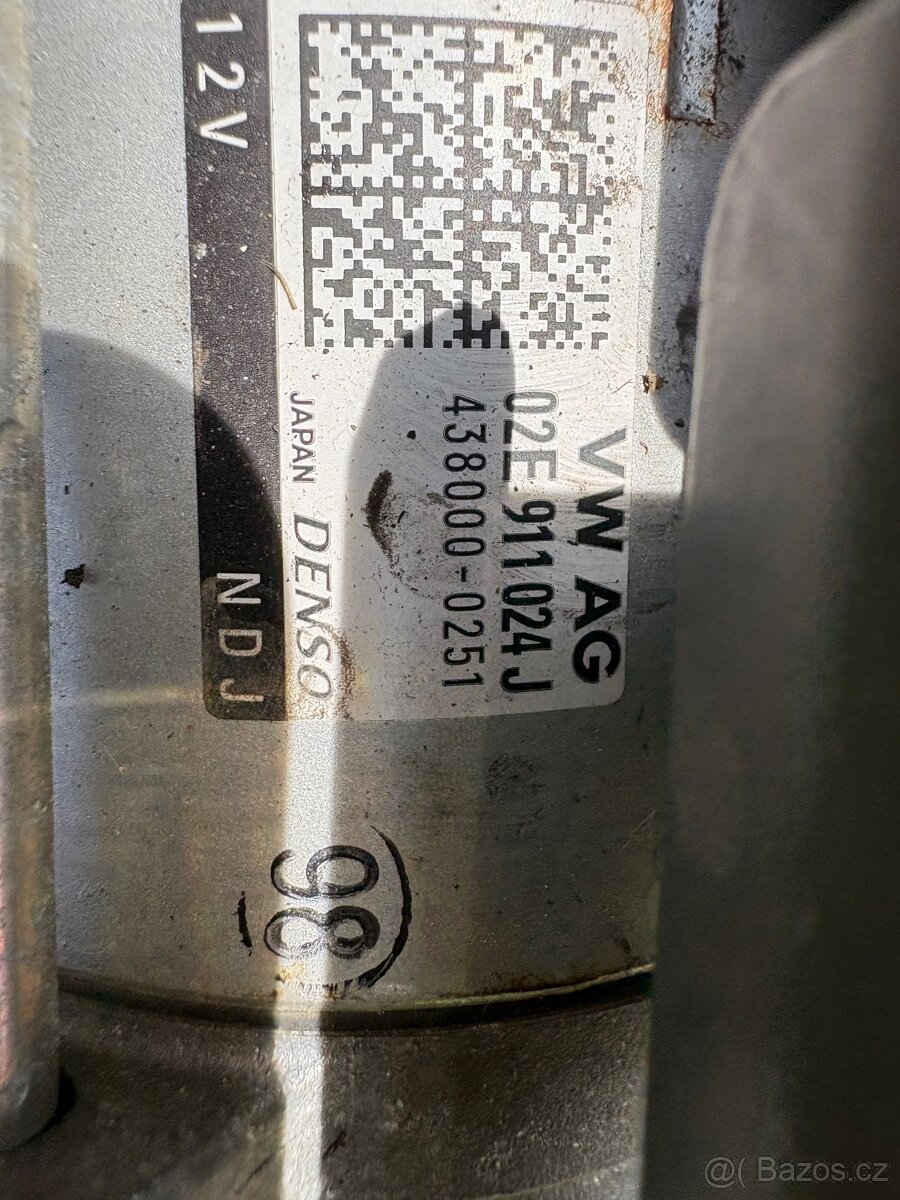 02E911024J dsg startér 2.0tdi 110kw start/stop - 2