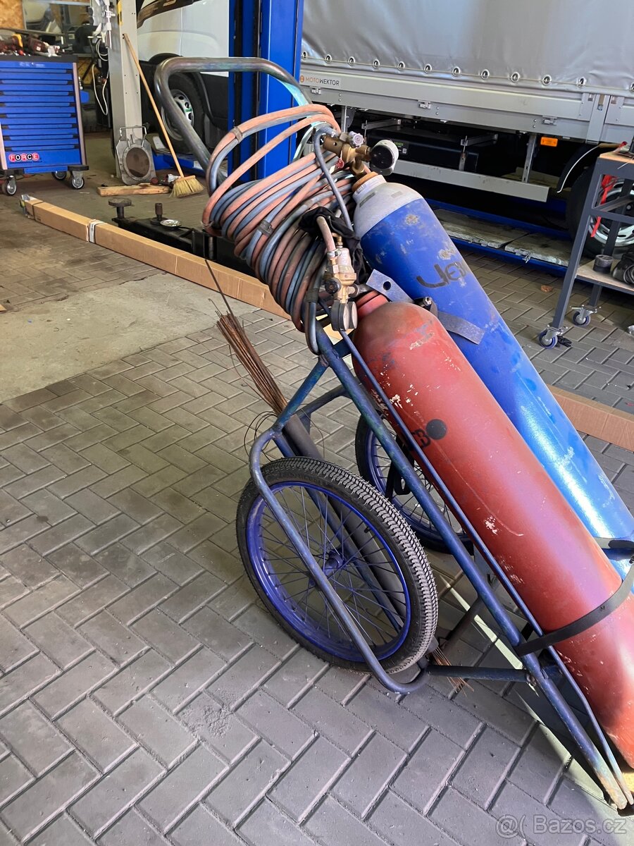 Vozik na lahve (autogen) - 2