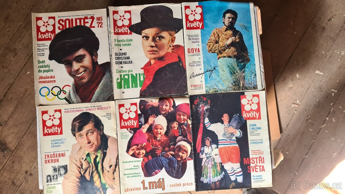 Květy ročník 1972 - 2