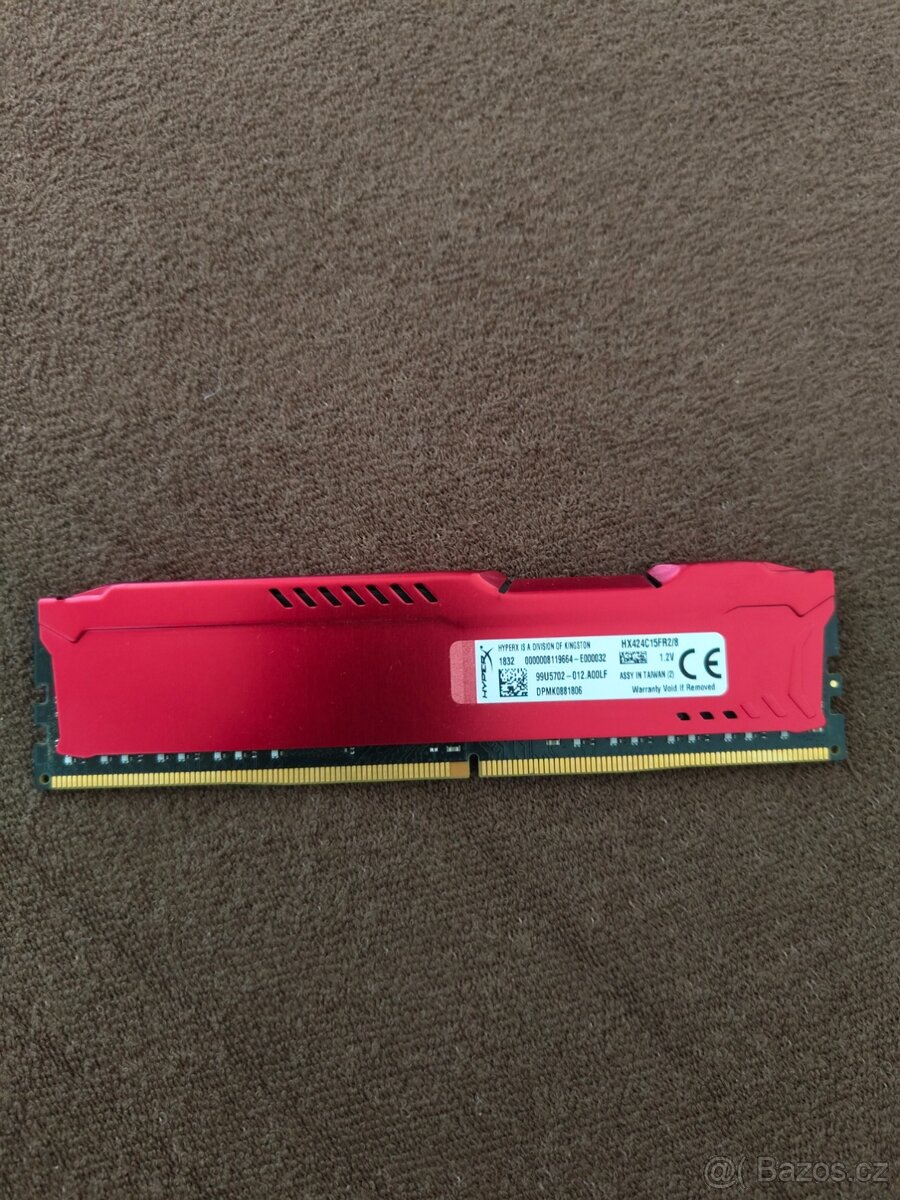 1x PC RAM 8GB / 1x Notebook RAM 8GB - 2