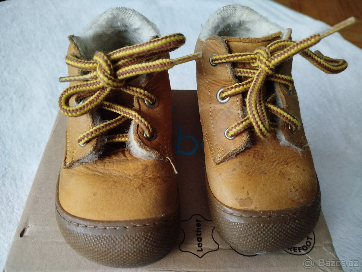 Dětské kožené barefoot vel.24 - 2
