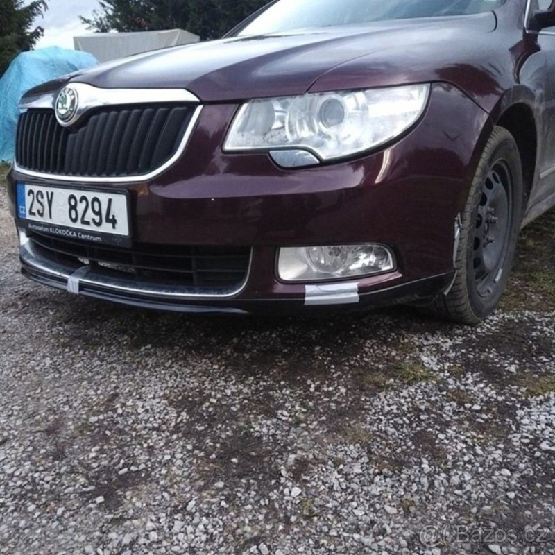 skoda superb 2 spoiler naraznik combi - 2