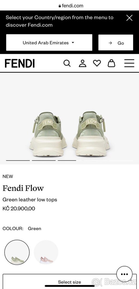 👟 Prodám exkluzivní Fendi Flow tenisky – pravá kůže - 2