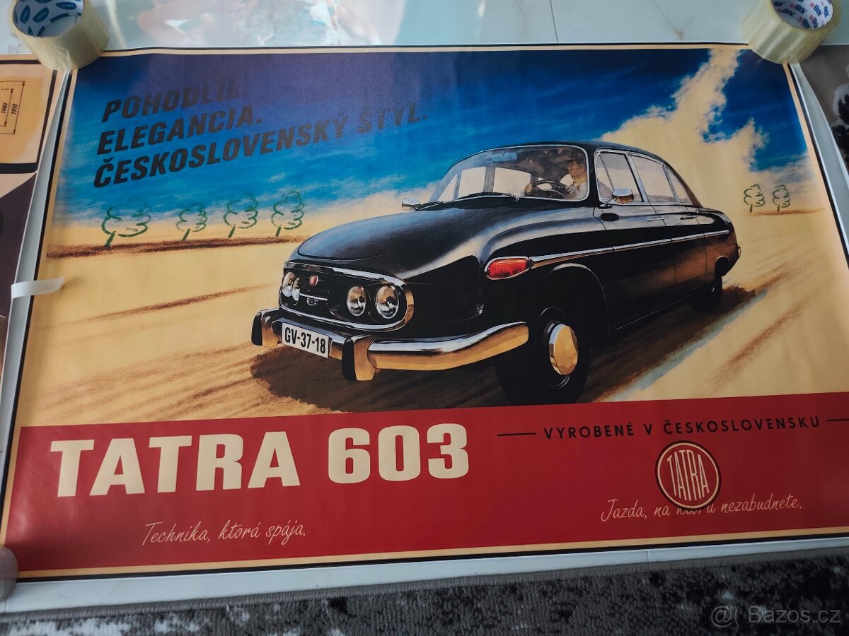 Tatra 603 plagáty . - 2