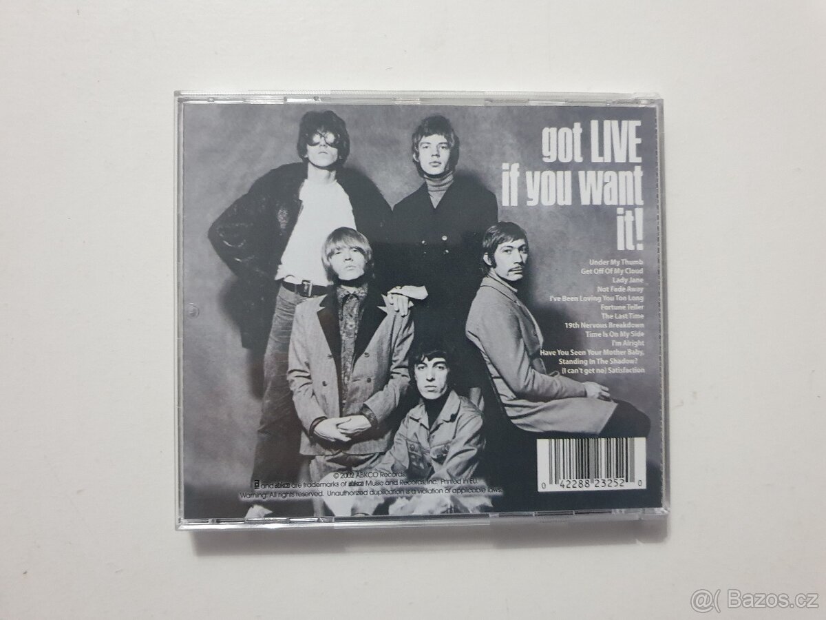Rolling Stones Got Live If You Want It CD - 2
