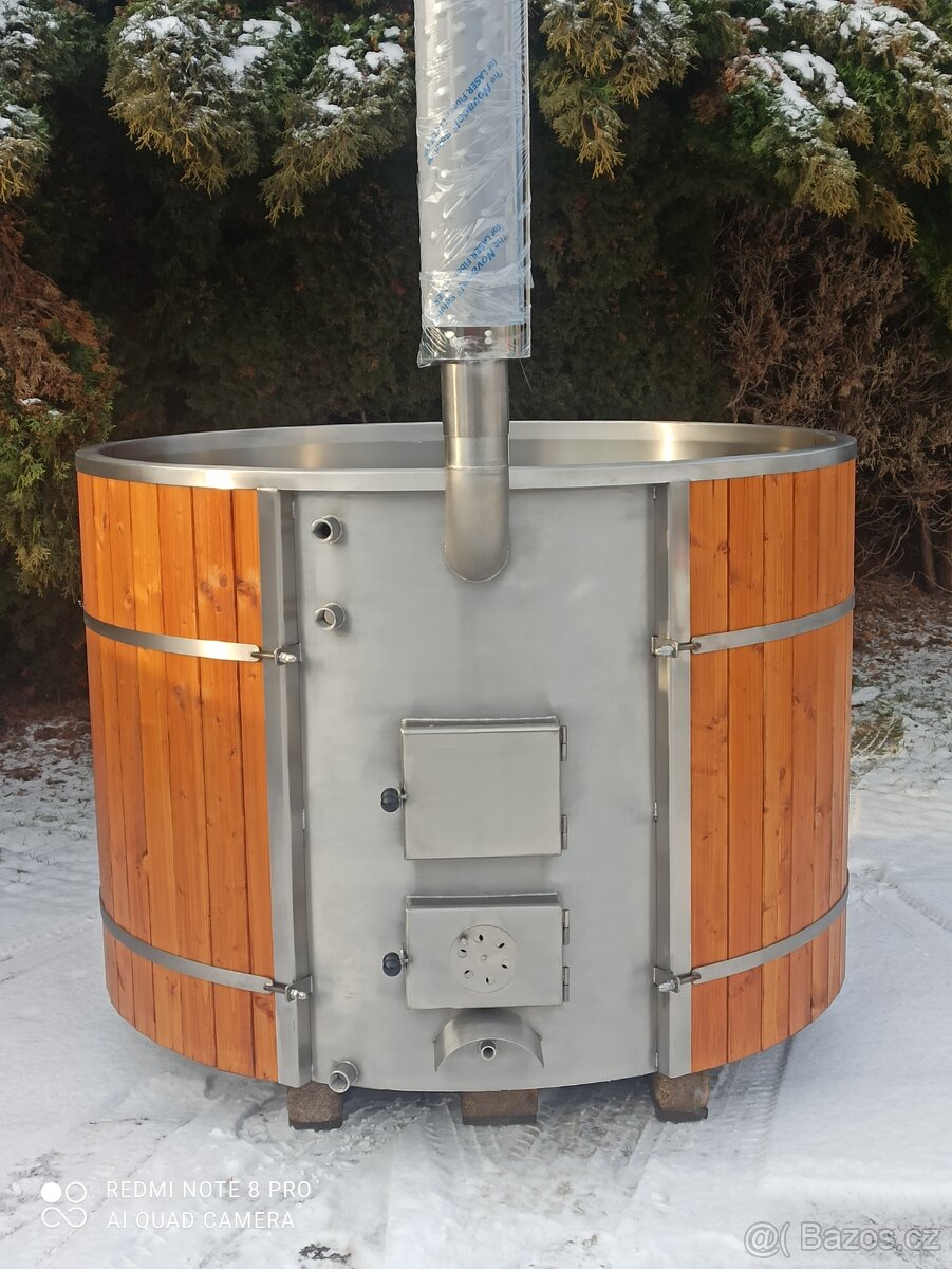 Koupací sud ,káď celonerezový. - 2