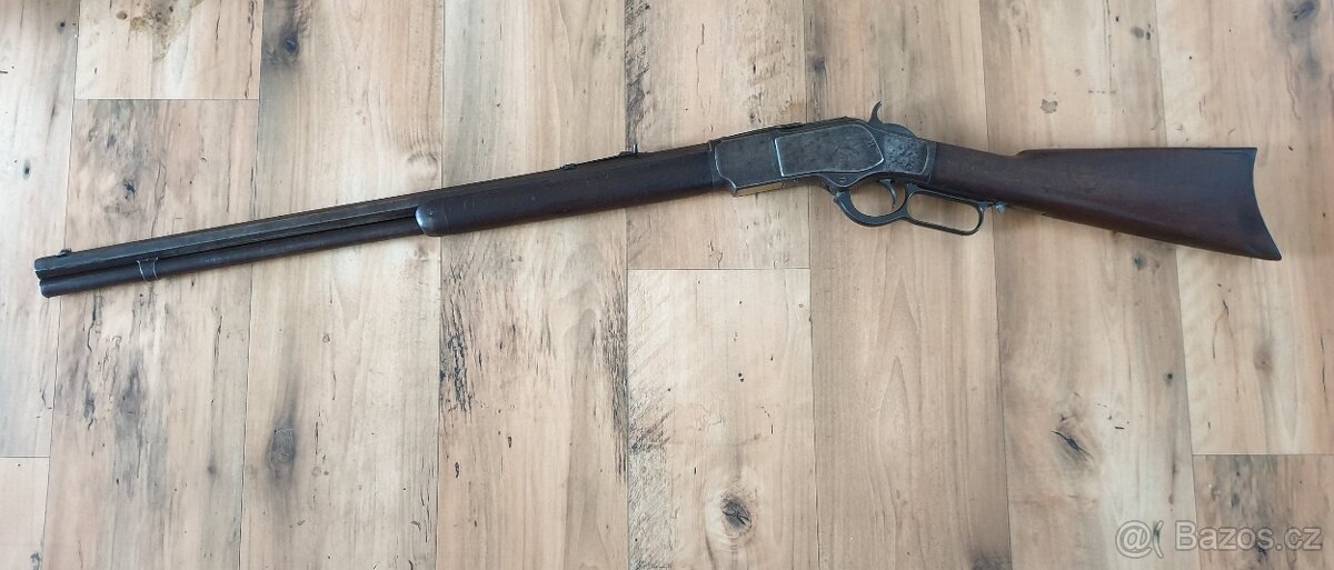 HISTORICKÁ PUŠKA WINCHESTER CAL.38-40WCF M1873 HEZKÝ STAV - 2