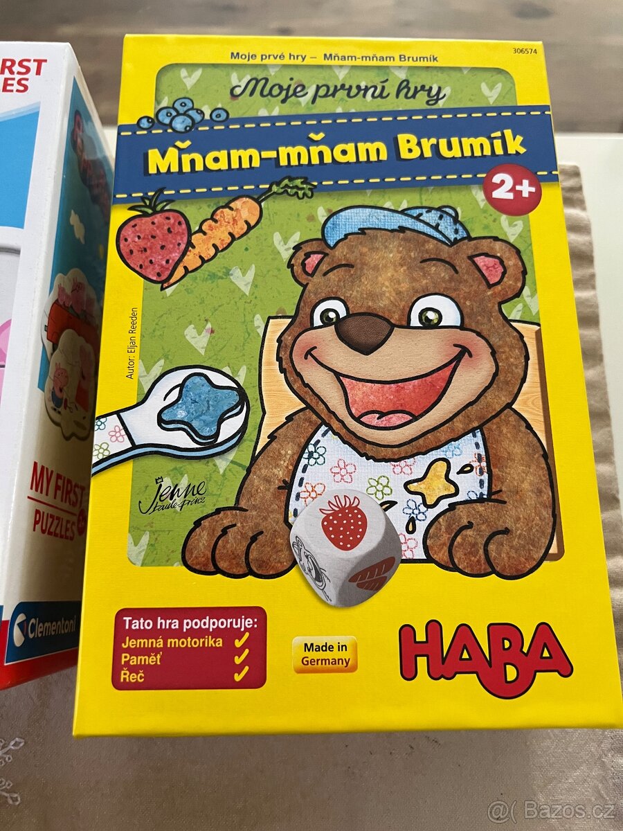 Hra mňam -mňam, puzzle Pepa pig a puzzle DUO - 2