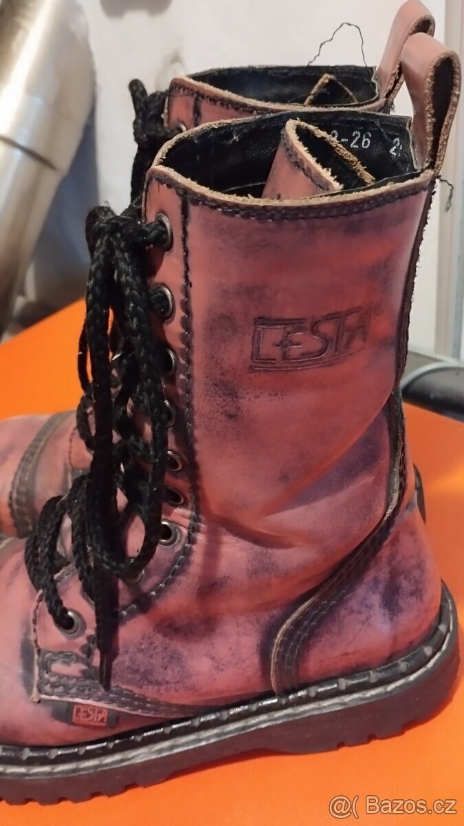 dámské kožené celoroční boty Lesta - 2