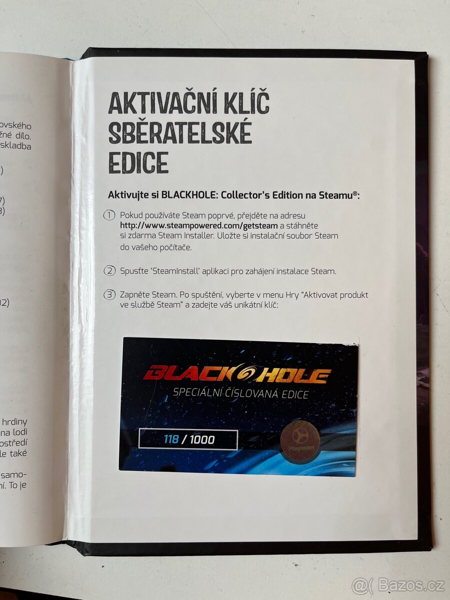 PC hra - Black Hole : Speciální edice 118/1000 - 2