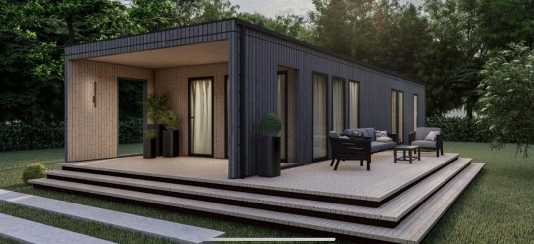 Modulovi dům.drevostavba.50m2 + terasa - 2