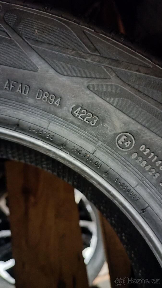 15" 185/65/15 88H sada nových Continental - 2