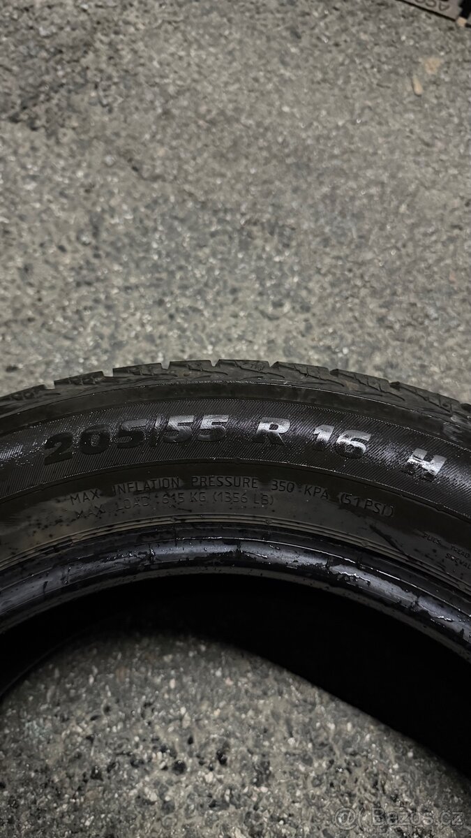 Prodám 2ks 205/55 R16 Point S - 2