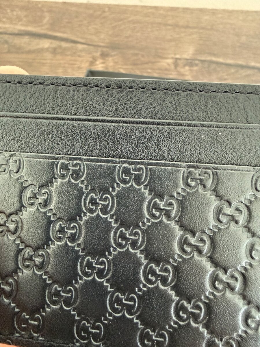 Gucci Microguccissima Peněženka na karty - 2