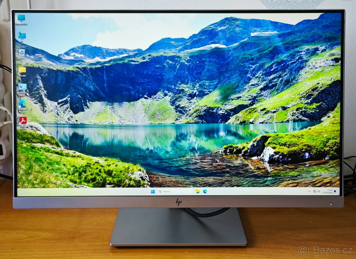 HP EliteDisplay E243 – 24" IPS, HDMI, DP, VGA, USB pivot - 2