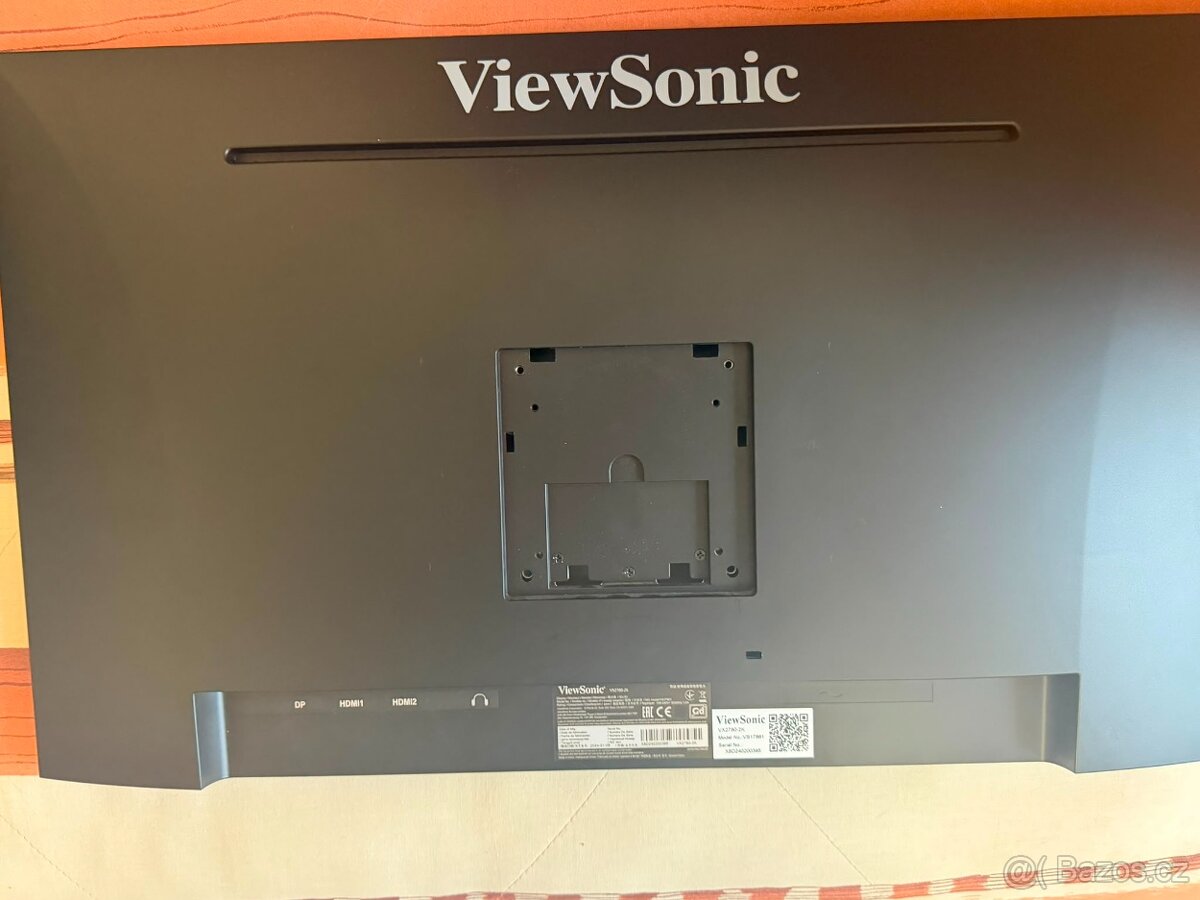 Prodám 27" ViewSonic VX2780-2K do 11.9.2026 v záruce u ALZY - 2