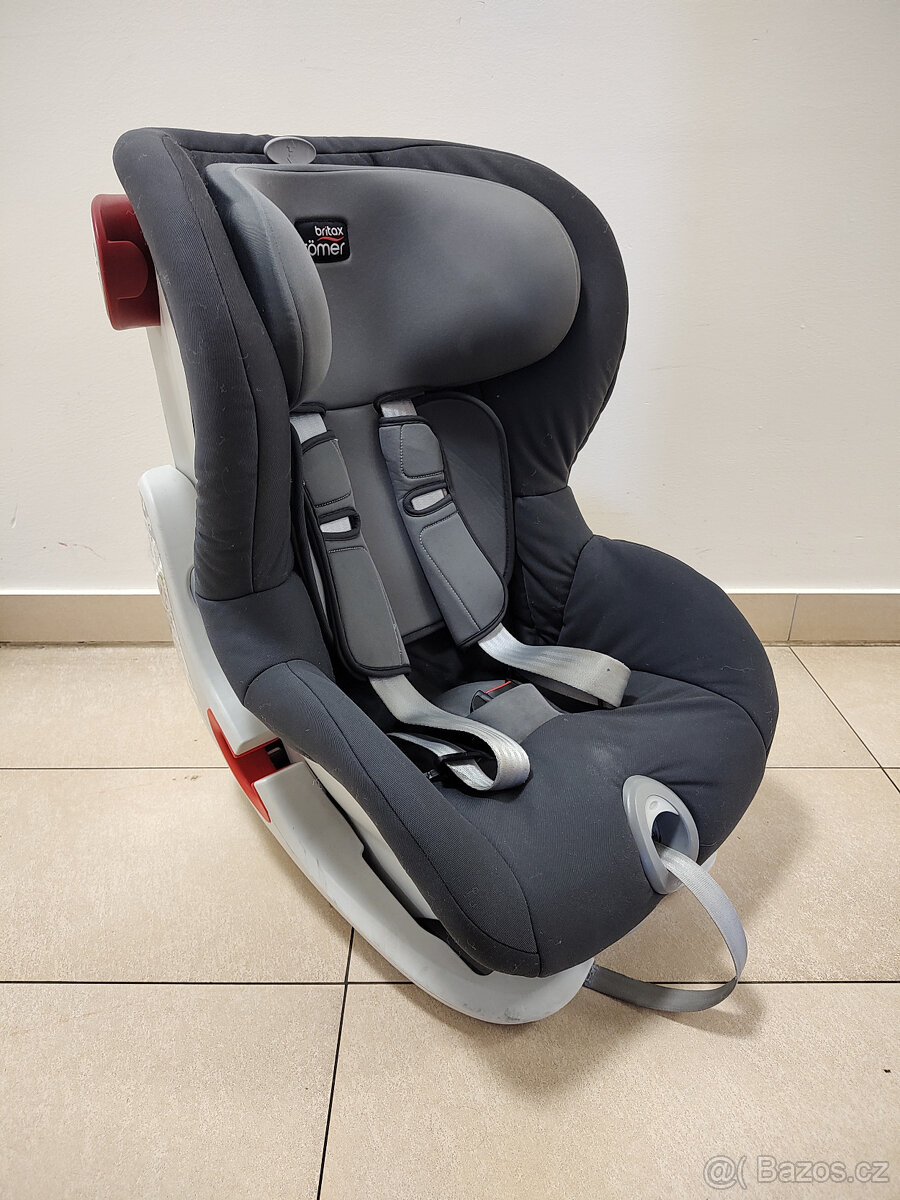Autosedačka Britax, model King II, 9-18 kg, šedá barva. - 2