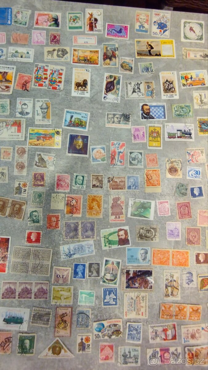 500ks mix známek z celého světa - 2