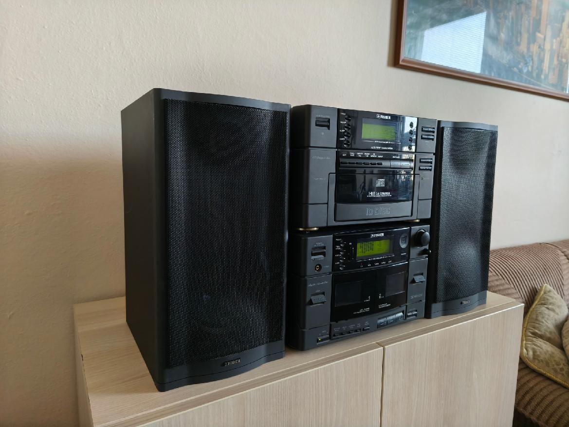 HIi-Fi věž Fisher CAC G80 s repro, pěkný stav - 2