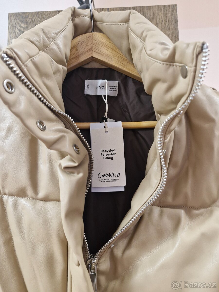 Luxusní koženková vesta zn. MANGO - 2