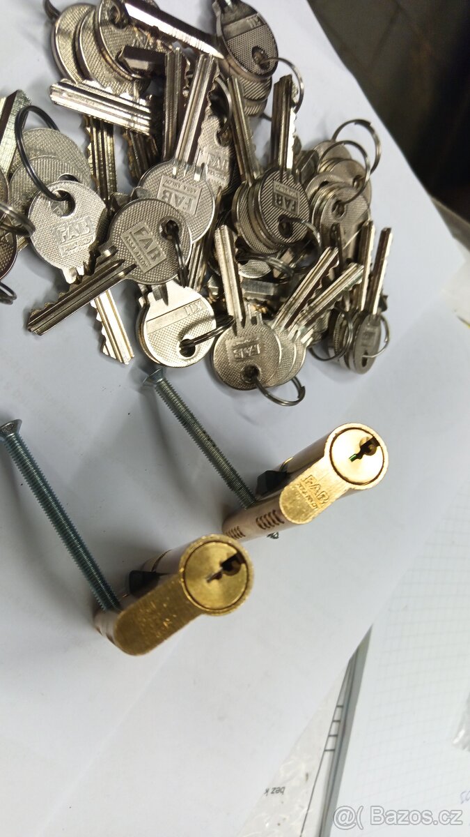 Vložky FAB 30+35 mm 45 klíčů - 2