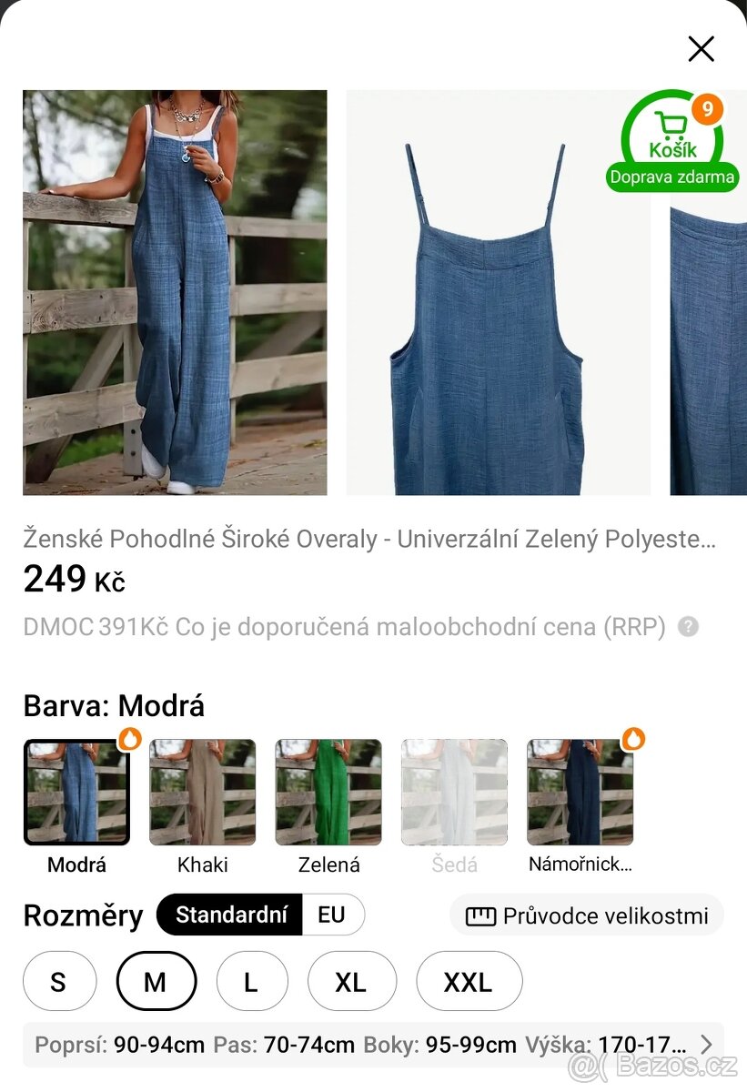 Letní kalhoty s laclem - 2