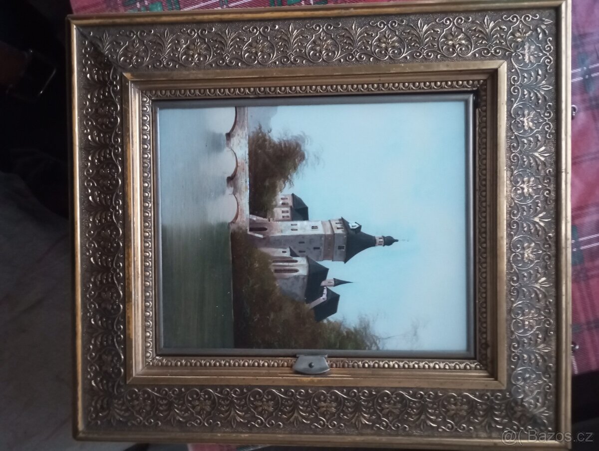 Starožitný obraz cca rok 1910 - 2