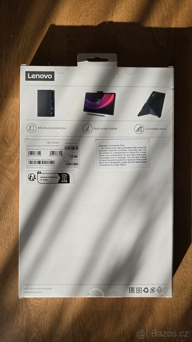 Lenovo Folio Case na TAB P11 2nd Gen, šedá - 2