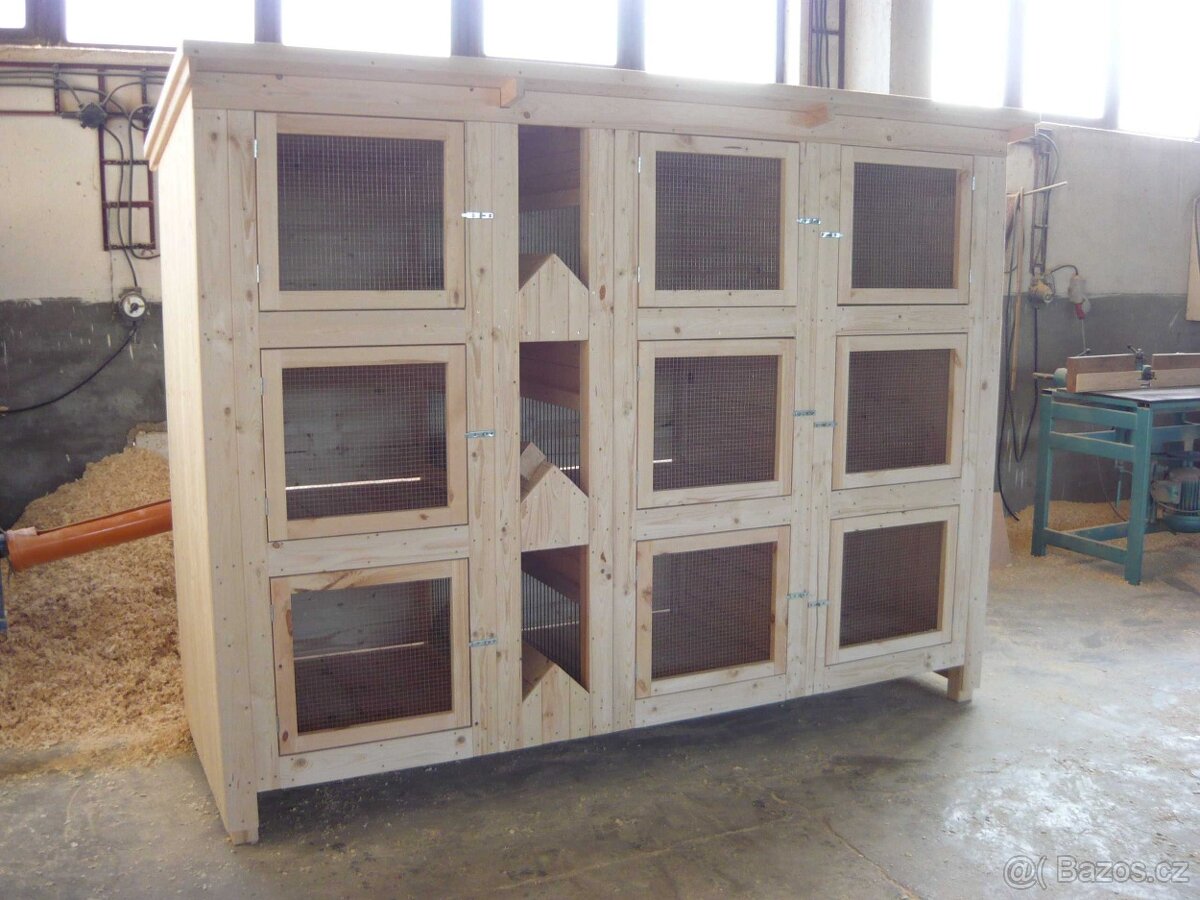 králikárna 9 kotců - 2