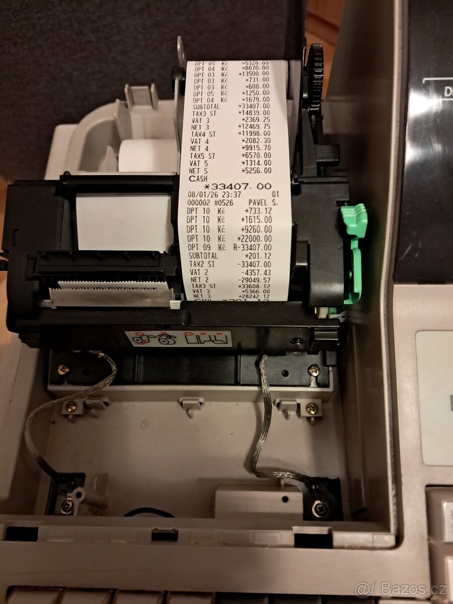 Prodám starší pokladnu Sharp - 2