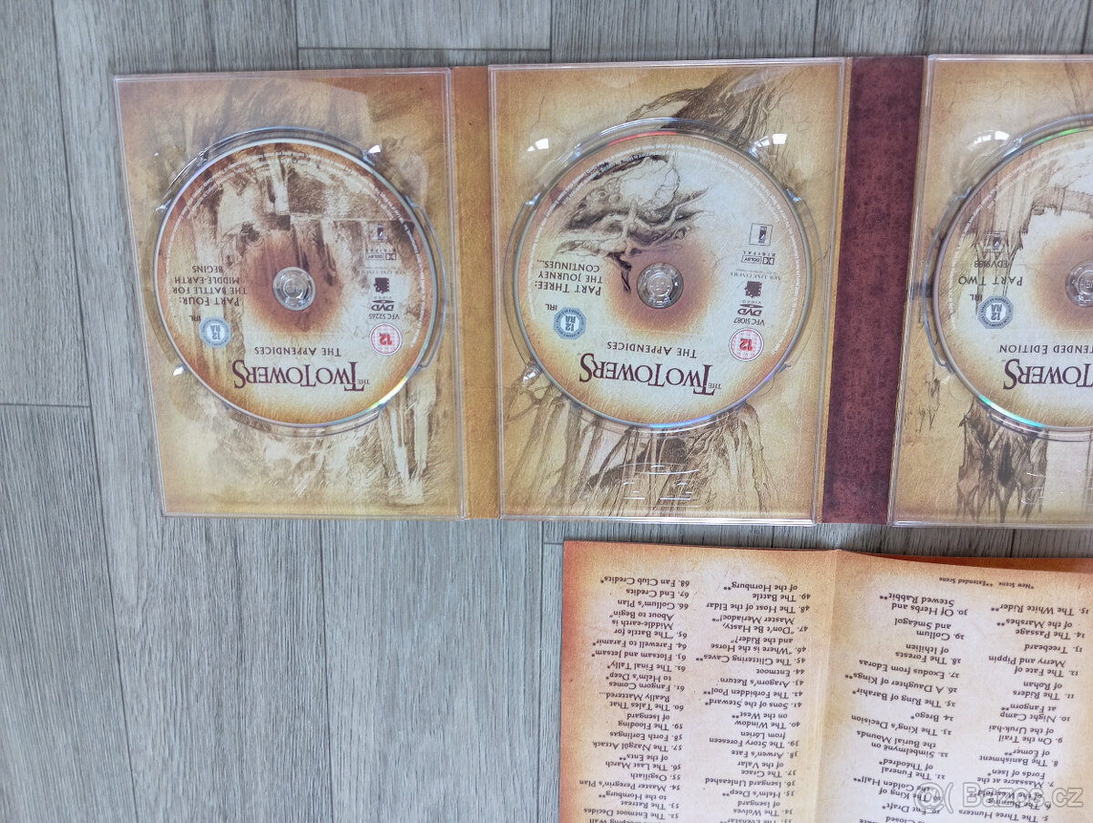 DVD LOTR Pán prsteňov 2 Two Towers Tolkien - 2