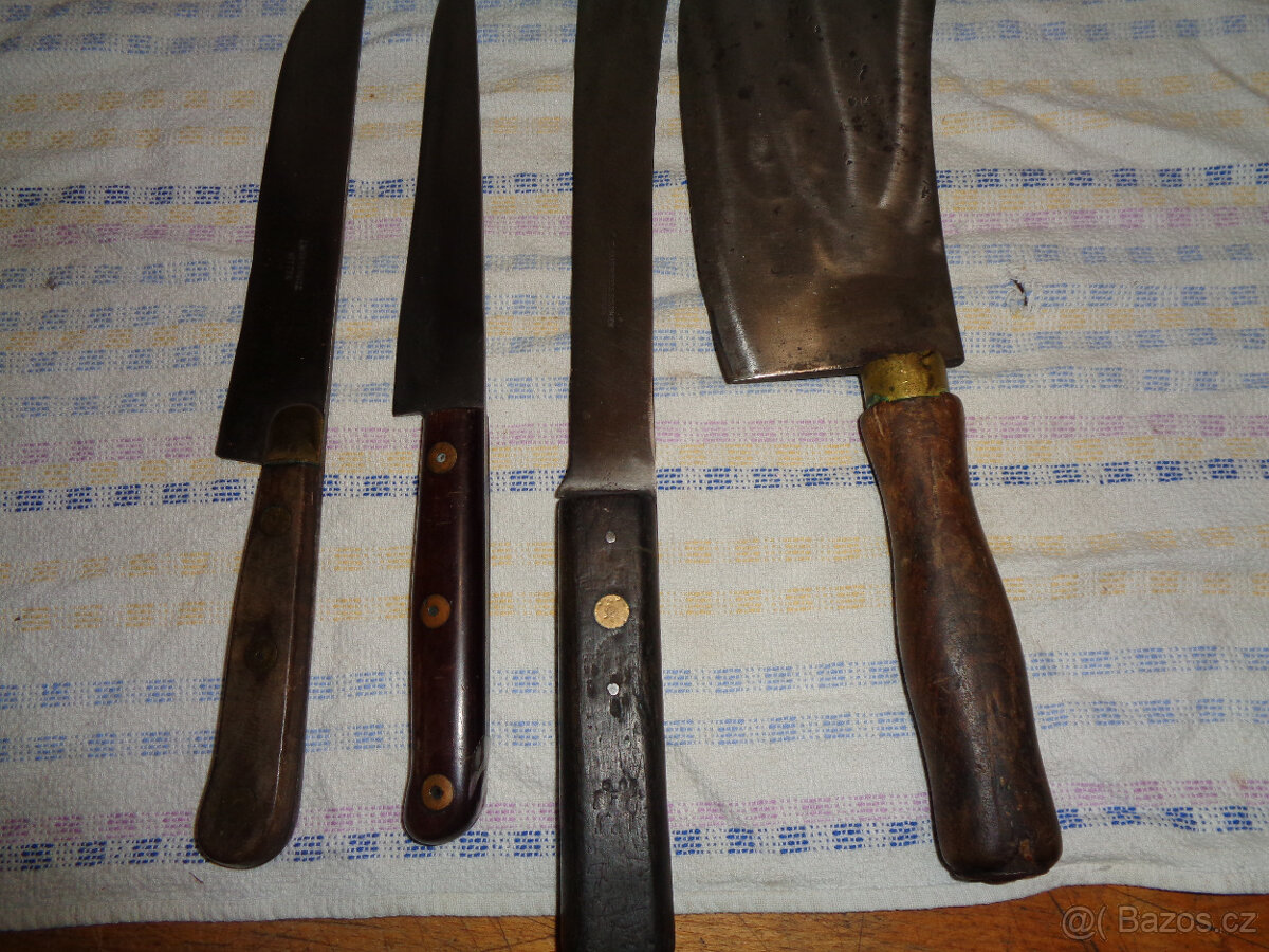 Sběratelské nože + sekáček - 2