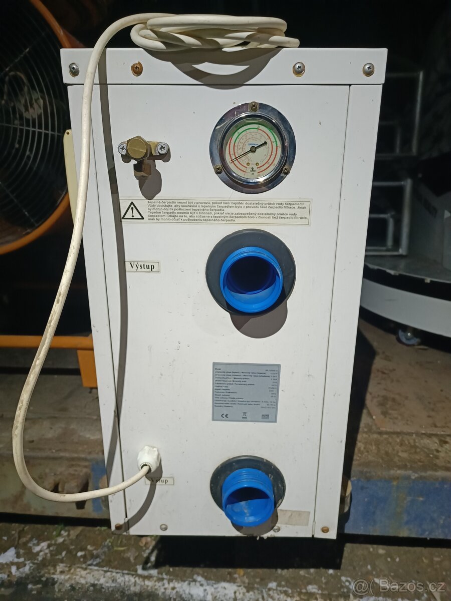 Tepelné čerpardlo bazénové. - 2