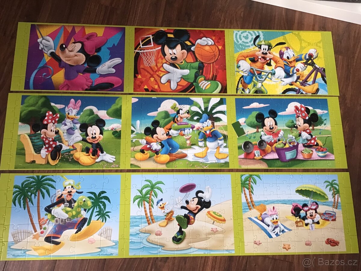 Puzzle Mickey Mouse 9x - 2