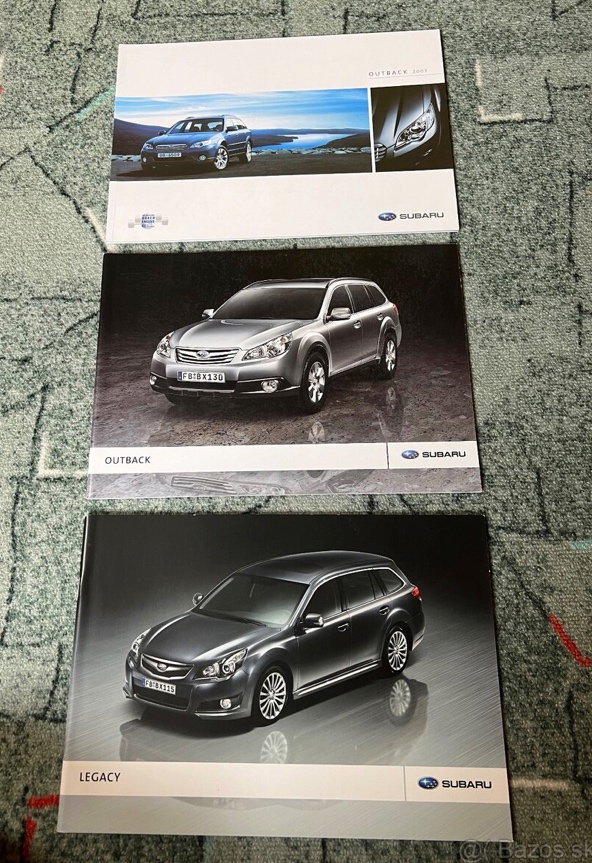 Prospekty brožury katalogy Subaru - 2