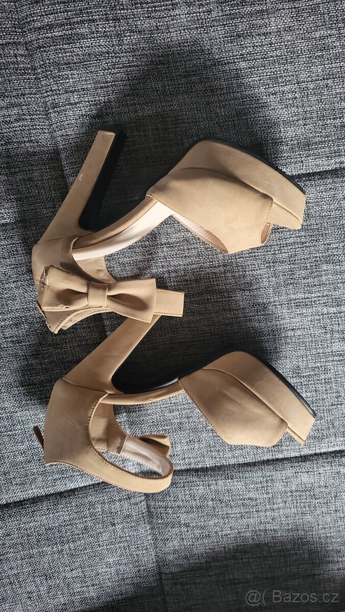 Boty letni damske platforma mix - 2