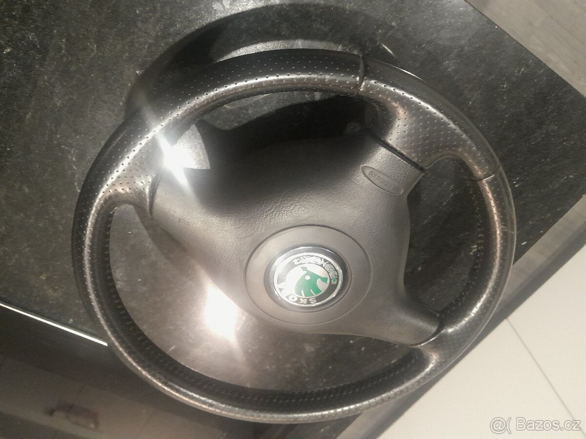 Volant fabia / octavia RS perforovaná kůže - 2